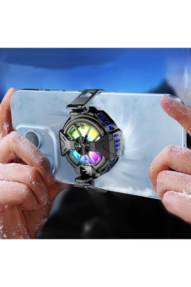 Coverzone Kablolu Şok Cep Telefon Soğutucu, Teleskopik Klipsli Ultra Soğutma Taşınabilir Fan ürün görseli 1