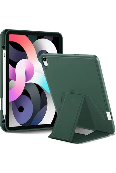 Coverzone Galaxy Tab A9+ ile uyumlu Kılıf Lüks Kadife İç Kaplamalı Suni Deri, Mıknatıslı V- Stand Arka Kapak ürün görseli 1