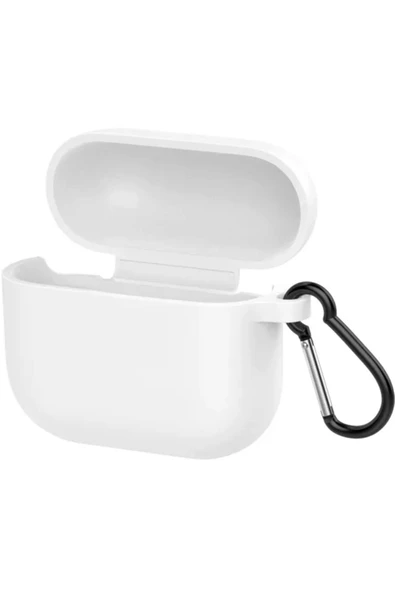 Coverzone 3  Kulaklık Koruyucu Mdl01 Anahtarlıklı Silikon Kapak Kılıf Beyaz ürün görseli 1