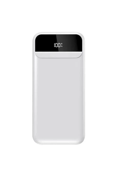 Coverzone LCD Ekranlı Powerbank Portatif Şarj Cihazı 20000 mAh 2 USB Çıkışlı Taşınabilir Güç Bankası X04 ürün görseli 1