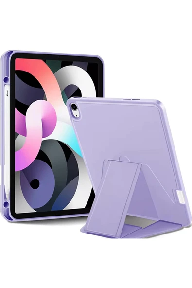 Coverzone Galaxy Tab A9+ ile uyumlu Kılıf Lüks Kadife İç Kaplamalı Suni Deri, Mıknatıslı V- Stand Arka Kapak ürün görseli 1