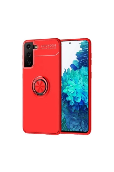 Coverzone Galaxy S21 Plus Novel Silikon Kılıf Kırmızı ürün görseli 1