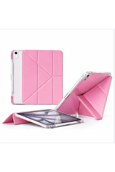 Coverzone iPad Air 11 A16 inç İle Uyumlu Kalemlikli Ayrılabilen Stand Olabilen Tablet Kılıfı Cp-2 Pembe ürün görseli 1