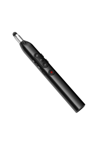 Coverzone 2.4G Kablosuz Sunum Kumandası USB Alıcılı Kırmızı Lazer Teleskopik Pointer Şarjlı | HP SS232 ürün görseli 1