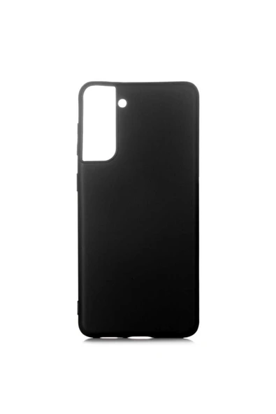 Coverzone Galaxy S21 Ultra Uyumlu Premier Silikon Arka Kapak Kılıf Siyah ürün görseli 1
