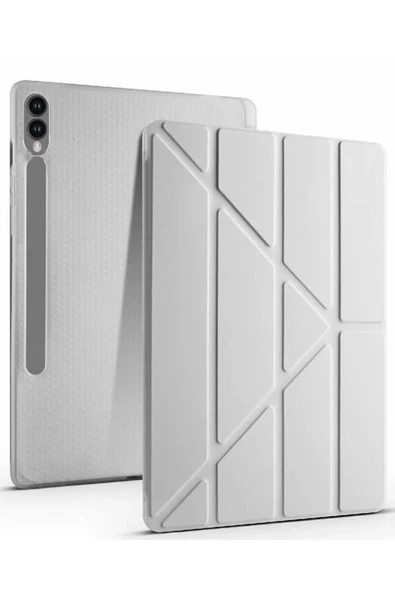 Coverzone Galaxy X610 Tab S9 FE Plus ile uyumlu 12.4 Kılıf Kalem Koyma Bölmeli Standlı Attravtive Smart Cover ürün görseli 1