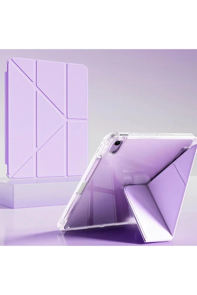 Coverzone iPad Air İle Uyumlu 4. Nesil 10.9 ile uyumlu Kalem Koyma Bölmeli Uyku Modlu New Attractive ürün görseli 1