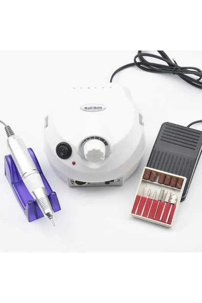 Coverzone Manikür Pedikür Makinesi Profesyonel Elektrikli Tırnak Parlatıcı Törpü Şekil Verme F601 ürün görseli 1