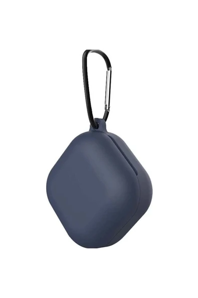 Coverzone Galaxy Buds Live  Çengelli Lacivert Kılıf Smooth Matte Tpu ürün görseli 1