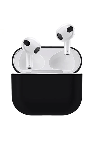 Coverzone 3 Kulaklık Koruyucu Mdl04 Ince Silikon Slim Kapak Kılıf Siyah ürün görseli 1