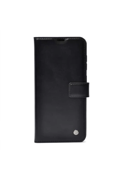 Coverzone Galaxy A02s Standlı Para Gözlü Delux Cüzdan Siyah ürün görseli 1