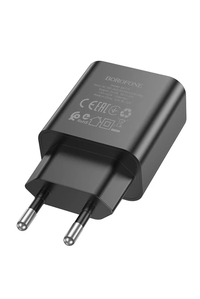 Borofone USB-C Duvar Tipi Şarj Cihazı PD20W Şarj Kafa USB 20W Çıkış 79 x 41 x 26mm BA71A ürün görseli 1