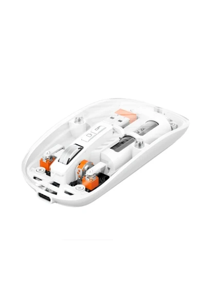 Coverzone Şeffaf Kablosuz Mouse Usb Reciever Ile Bağlan Modern Tasarım M233 ürün görseli 1