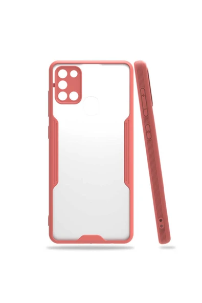 Coverzone Galaxy A51 Renkli Kenar Perfe Tpu Silikon Kılıf Pembe ürün görseli 1