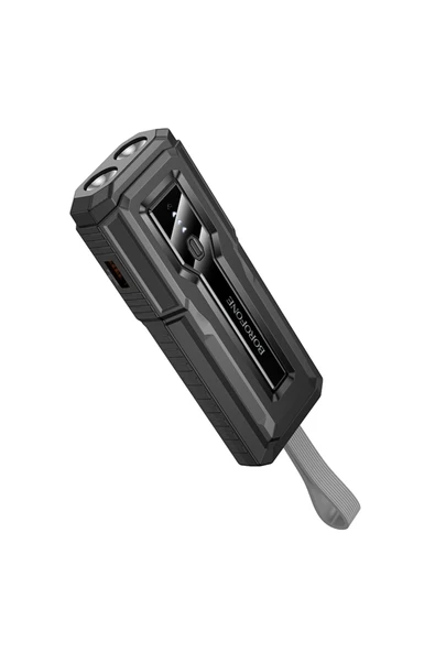 Borofone 10000mAh PD20W 22.5W QC3.0 37 Wh Dahili Fener Powerbank iPhone ile Uyumlu Şarj Led Gösterli BJ54 ürün görseli 1