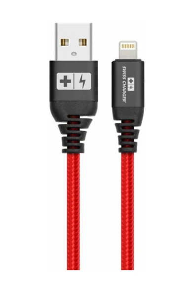 SWISS Charger Scc-10051 Kırılmaz Iphone Usb Şarj Ve Data Kablosu 1m ürün görseli 1