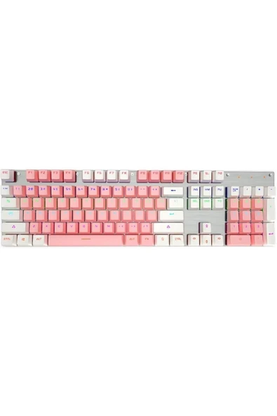 Coverzone K660 Kablolu Klavye Led RGB 104 Tuşlu Mekanik Oyuncu Işıklı 104 Tuşlu Klavye ürün görseli 1
