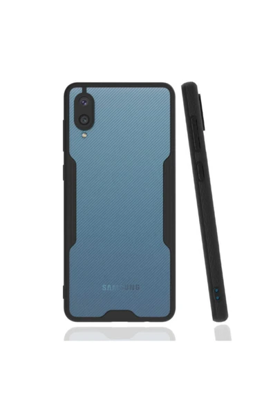 Coverzone Galaxy A02 Renkli Kenar Perfe Tpu Silikon Kılıf Siyah ürün görseli 1