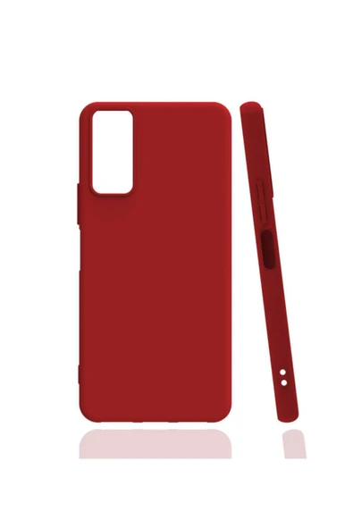 Coverzone Vivo Y20 Kılıf Bye Silikon Arka Kapak Kırmızı ürün görseli 1