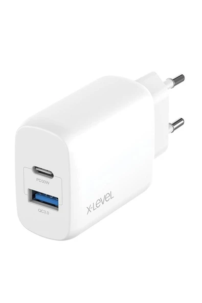 X-Level X-chargersmartproduo Pd 33w Type-c & Usb Port Yüksek Hızlı Şarj Aleti ürün görseli 1