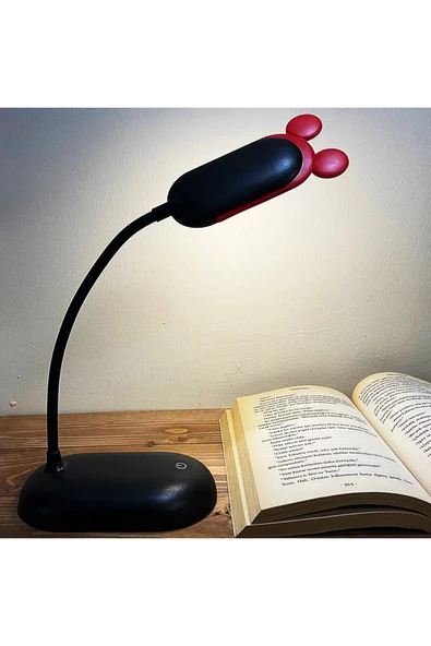 Coverzone 3 Modlu Dokunmatik 39 Cm Çocuk Odası Masa Lambası Ayarlanabilir Led Işık Usb Şarjlı Masa Lambası ürün görseli 1
