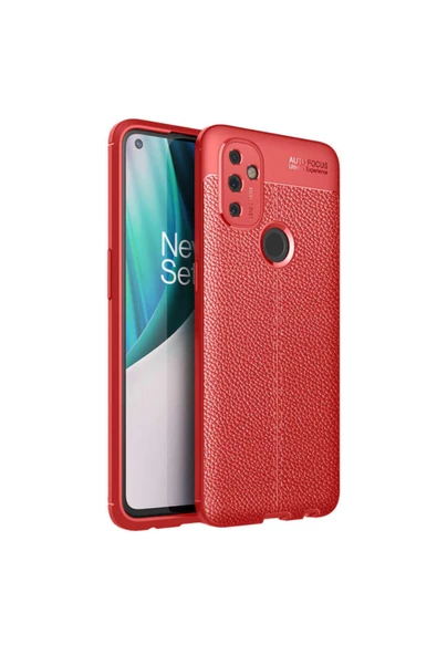 Coverzone One Plus Nord N100  Uyumlu Niss Silikon Deri Görünümlü  Kılıf ürün görseli 1