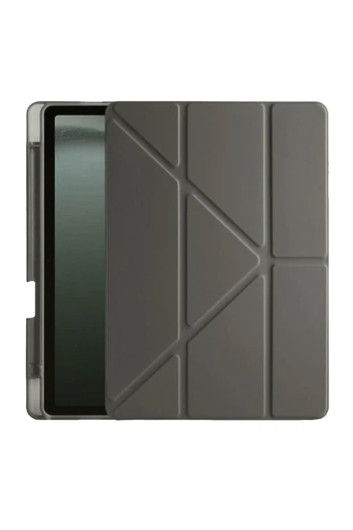 Coverzone Galaxy X910 ile uyumlu Tab S9 Ultra 14.6' Kalem Bölmeli Standlı Uyku Modlu Attravtive Smart Cover ürün görseli 1