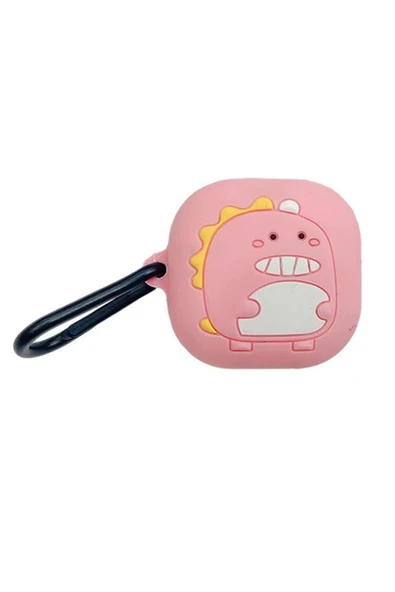 Coverzone Samsung Galaxy Buds Pro 2 Ile Uyumlu Karakter Görünümlü Cartoon Kılıf Pink Monster ürün görseli 1