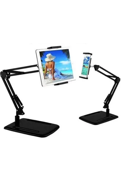 Coverzone Akrobatik Masaüstü 3.5-10.6"inch Metal Gövde Tablet&telefon Tutucu Standı ürün görseli 1