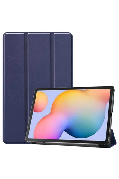 Coverzone Ipad Air 3 10.5 Inç Ile Uyumlu Kılıf Stand Olabilen Katlanabilir Smart Cover Lacivert ürün görseli 1