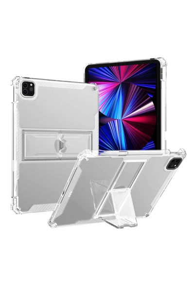Coverzone Şok Koruma Matepad SE 10.4 Uyumlu Tablet Kılıfı Darbelere Karşı Silikon Koruma Standlı Kılıf ürün görseli 1