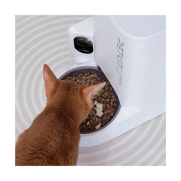 Petkit Yumshare Solo Kameralı Akıllı Mama Kabı (Petkit Türkiye Garantili) - Resim 2
