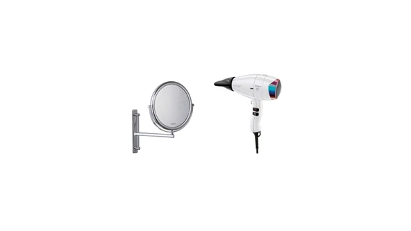 Valera Epower EP2010 Eq Rc Dry Smart - Profesyonel 1600 W Iyonik Saç Kurutma Makinası, Beyaz +Optima Bar Yatay Eksen Ayarlı Düz Ayna Hediyeli ürün görseli 1