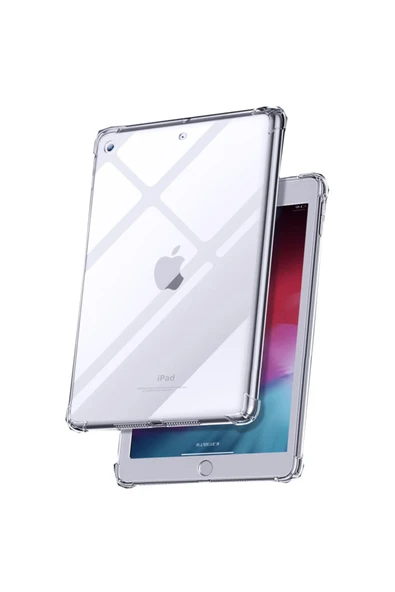 Coverzone Ipad Air 4 (2020) Uyumlu 10.9 Inç Için Dört Köşeli Antishock Silikon Kılıf Şeffaf ürün görseli 1