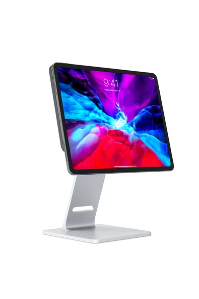 Coverzone Profesyonel Tablet Stant iPad Pro 12.9" 4. 5. Nesil ile Uyumlu Mıknatıslı Tablet Standı ID-MST-2-GY ürün görseli 1
