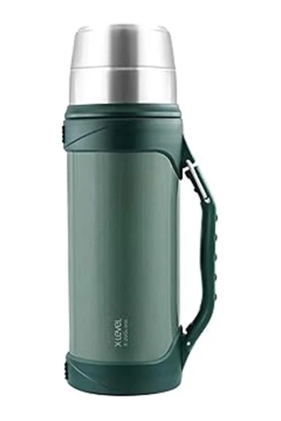 AyrStore X-Level X-Juglarge Paslanmaz Çelik Termos 1200ml Seyahat Termosu 1.2L (Yeşil) ürün görseli 1