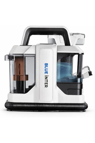Coverzone Portatif Halı ve Koltuk Temizleme Makinesi 750W Güçlü Emiş ≥15kPa Çift Su Tanklı 1080ml Temiz 800ml Atık Su Araç İçi Koltuk Halı Temizliği İçin Taşınabilir Buharlı Model | W05 ürün görseli 1