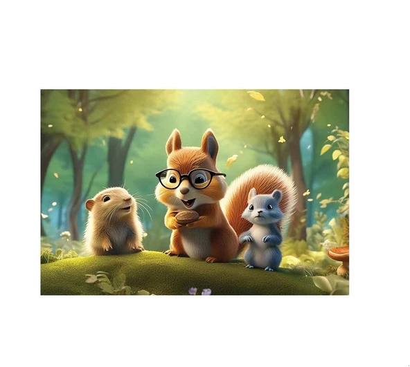 60 Parça Sincaplar    Puzzle 4819 - Resim 2