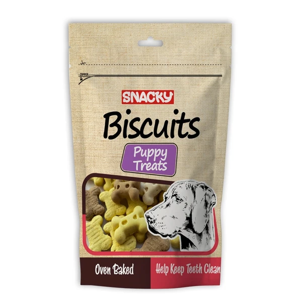 Snacky Puppy Treats Diş Temizliği Destekleyici Köpek Ödül Bisküvisi 200 Gr ürün görseli 1