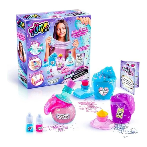 Slime Sihirli İksir Yapım Seti – 3 Çalkalayıcılı Kendin Yap Slime Deney Seti ürün görseli 1