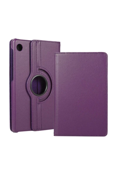 Coverzone Lenovo M10 Tb-x606f 10.3 Inch Rotating Dönebilen Standlı Kılıf Mor ürün görseli 1