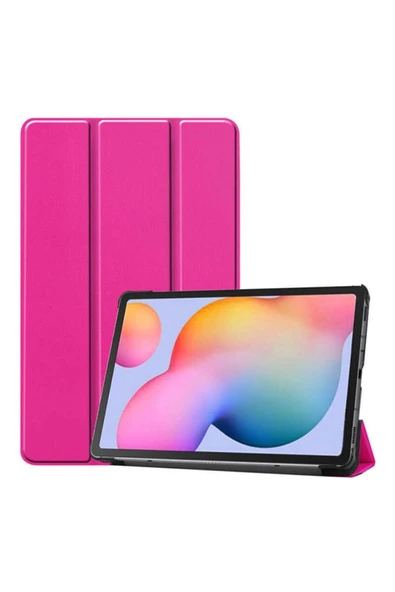 Coverzone Ipad Air 2 9.7 Ile Uyumlu Kılıf Stand Olabilen Katlanabilir Smart Cover Pembe ürün görseli 1