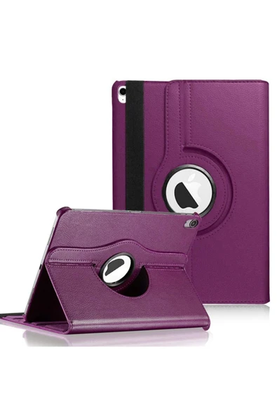 Coverzone Ipad Air 4. Nesil 10.9 Inch Rotating Dönebilen Standlı Kılıf Mor ürün görseli 1