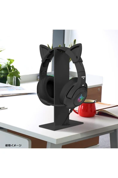 Coverzone Masaüstü Oyuncu Kulaklık Stant Kolay Kurulum Headphone Stand ST-1 ürün görseli 1