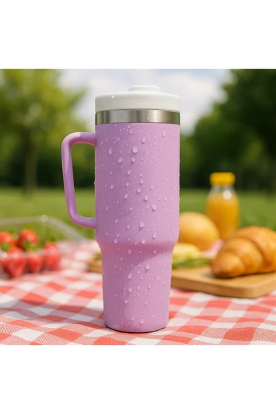 Coverzone Profesyonel 304 Paslanmaz Çelik Sıcak ve Soğuk Çay Kahve Termosu Paslanmaz Çelik 1.2L X55 ürün görseli 1