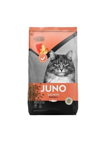 Juno Balıklı ve Pirinçli Kısırlaştırılmış Kedi Maması 15 kg ürün görseli 1