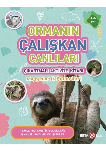 Ormanın Çalışkan Canlıları - Çıkartmalı Aktivite Kitabı ürün görseli 1