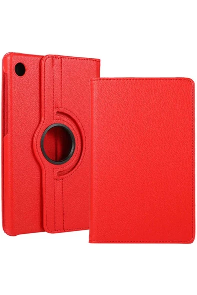 Coverzone Lenovo Tab M10 Tb-x505f 10.1" Dönerli Standl Kılıf 360 Derece Dönerli Standlı Kırmızı ürün görseli 1