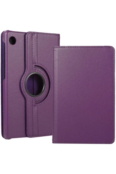 Coverzone Lenovo Tab M10 Tb-x605f 10.1" Dönerli Standl Kılıf 360 Derece Dönerli Standlı Mor ürün görseli 1