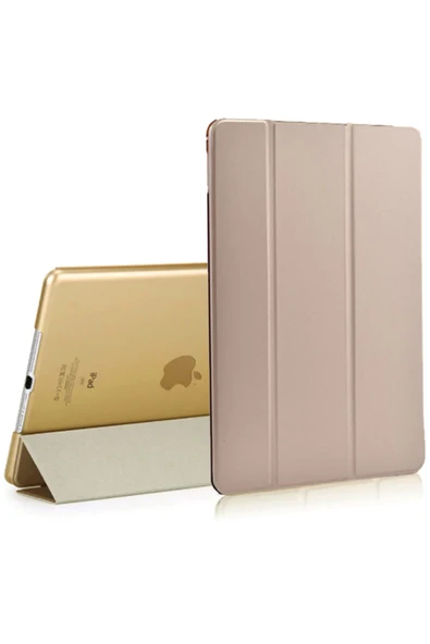 Coverzone Apple Ipad 7.nesil 10.2 Inch Kılıf Smart Cover Altın ürün görseli 1